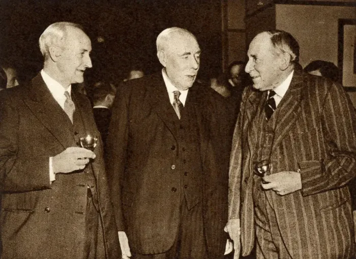 Framed Print : James Braid at 80th birthday dinner