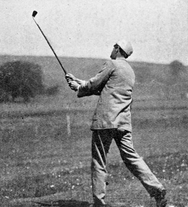 Framed Print : James Braid in Action Framed Print : James Braid in Action