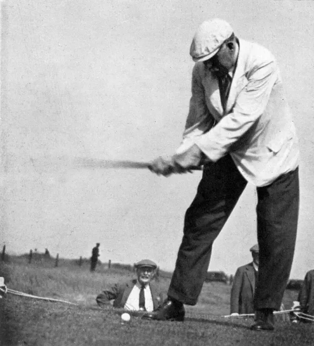 Framed Print : James Braid in action at the Open Championships Framed Print : James Braid in action at the Open Championships