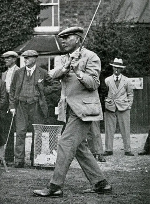 Framed Print : James Braid in action at the Open Championships Framed Print : James Braid in action at the Open Championships