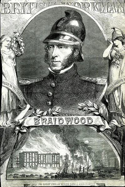 James Braidwood, fireman hero, London