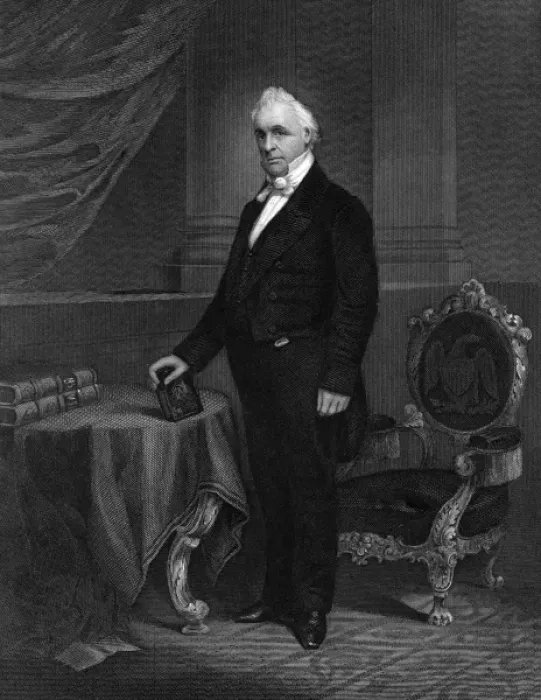 Framed Print : James Buchanan (Chappel) Framed Print : James Buchanan (Chappel)