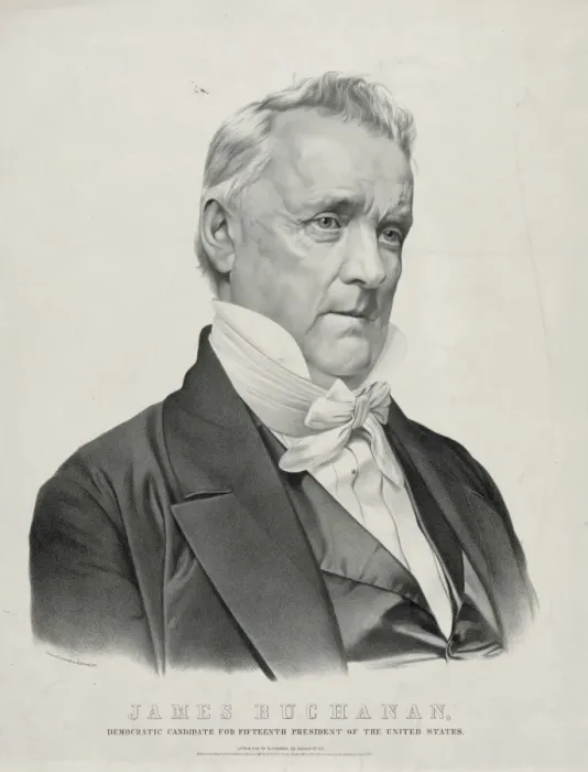 Framed Print : James Buchanan: Democratic candidate for fifteenth President Framed Print : James Buchanan: Democratic candidate for fifteenth President