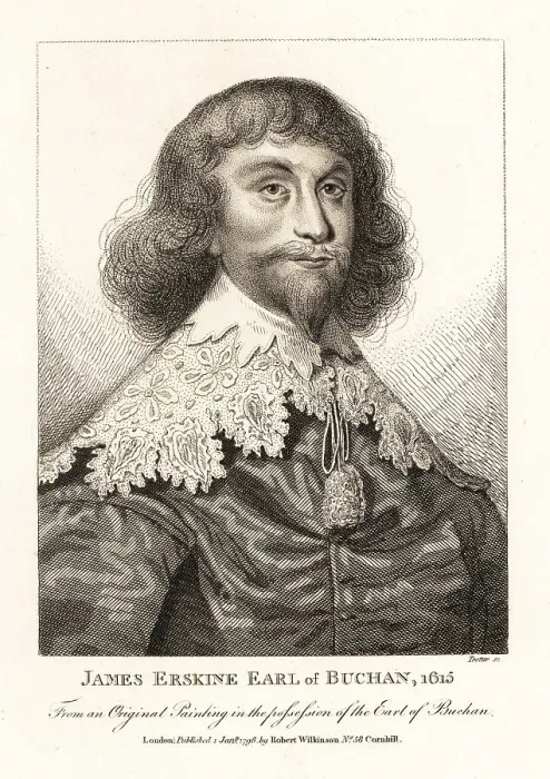 Framed Print : James Erskine, 6th Earl of Buchan, courtier, 1615 Framed Print : James Erskine, 6th Earl of Buchan, courtier, 1615