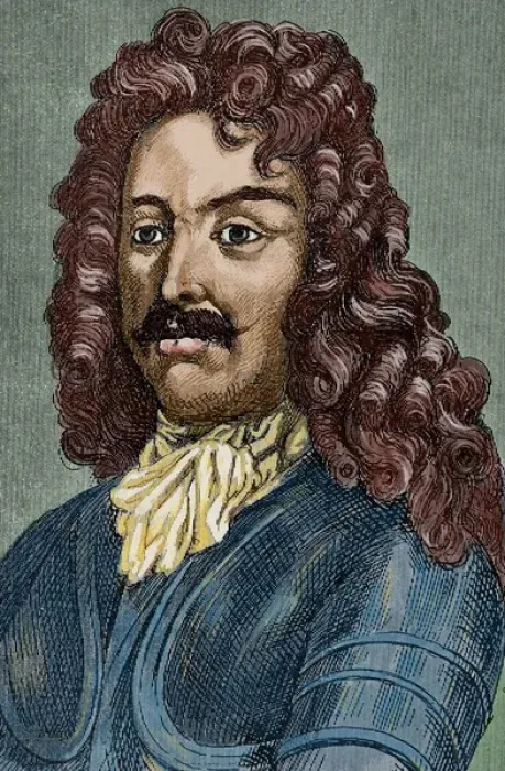 Framed Print : James FitzJames, 1st Duke of Berwick (1670-1734). Colored en Framed Print : James FitzJames, 1st Duke of Berwick (1670-1734). Colored en