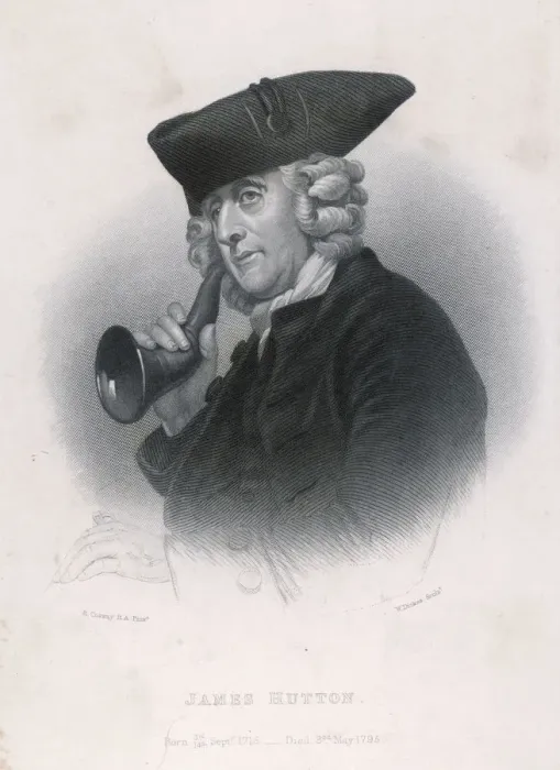 Framed Print : JAMES HUTTON (1715-1795) Framed Print : JAMES HUTTON (1715-1795)