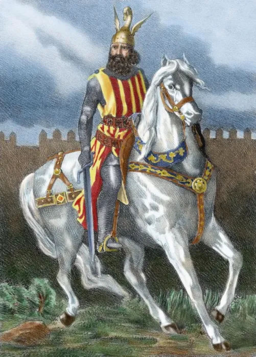 Framed Print : James I The Conqueror (1208-1276) on horseback Framed Print : James I The Conqueror (1208-1276) on horseback
