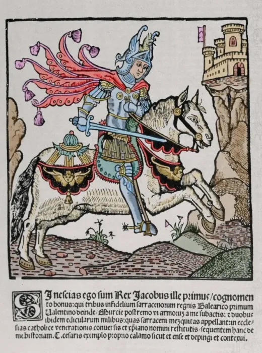 Framed Print : James I the Conqueror (1208 A?i?1276) King of Aragon. Engra Framed Print : James I the Conqueror (1208 A?i?1276) King of Aragon. Engra