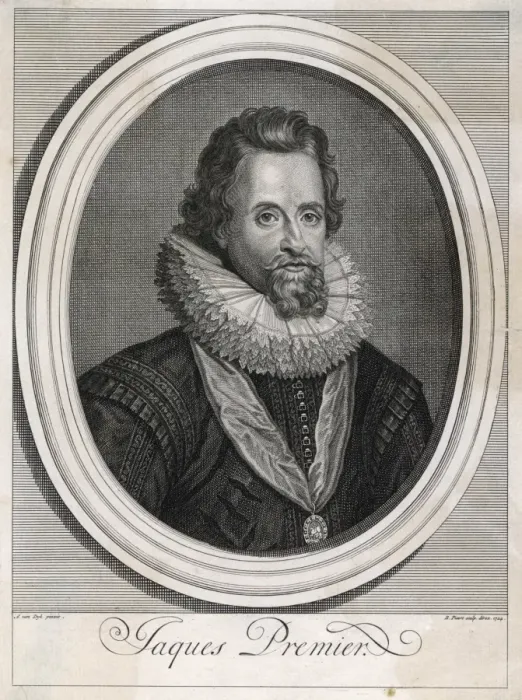 Framed Print : James I (Picart) Framed Print : James I (Picart)