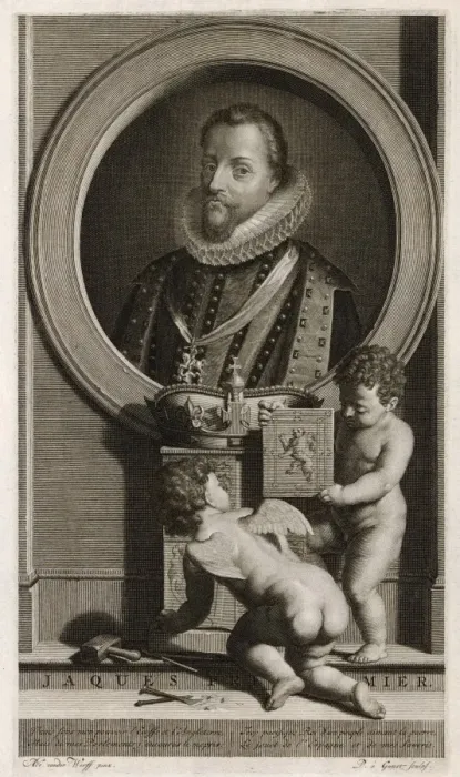 Framed Print : James I / Van Der Werff Framed Print : James I / Van Der Werff