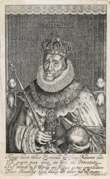 Framed Print : James I (Vaughan) Framed Print : James I (Vaughan)