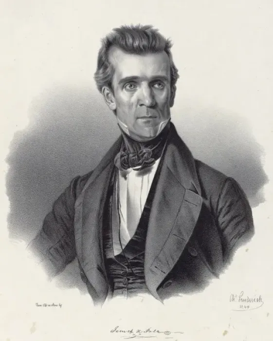 Framed Print : James K. Polk, President of the United States Framed Print : James K. Polk, President of the United States