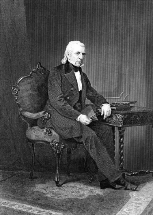 Framed Print : James Knox Polk, President of the United States Framed Print : James Knox Polk, President of the United States