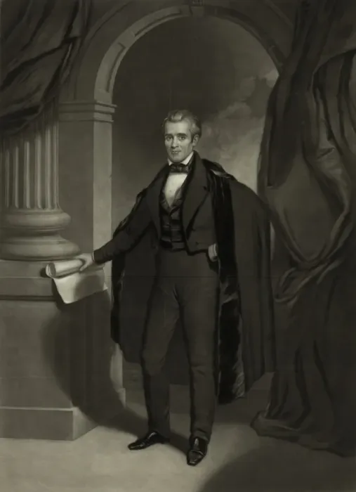 Framed Print : James Knox Polk, President of the United States Framed Print : James Knox Polk, President of the United States