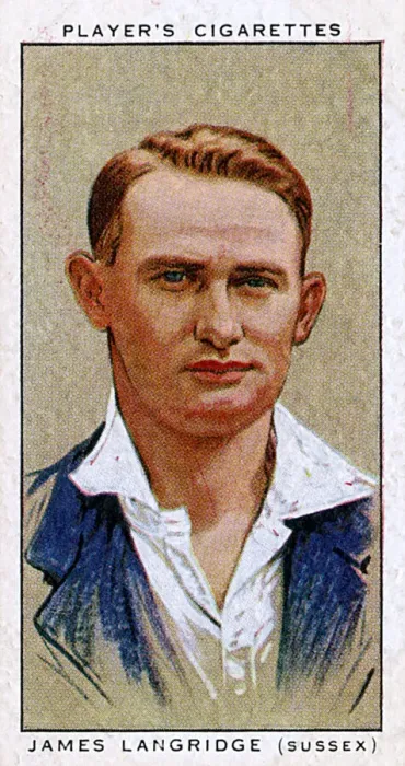 Framed Print : James Langridge, Sussex County and England cricketer Framed Print : James Langridge, Sussex County and England cricketer