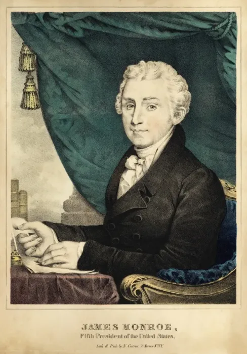 Framed Print : James Monroe Framed Print : James Monroe