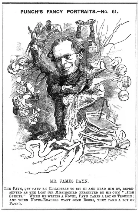 Framed Print : James Payn Caricature Framed Print : James Payn Caricature