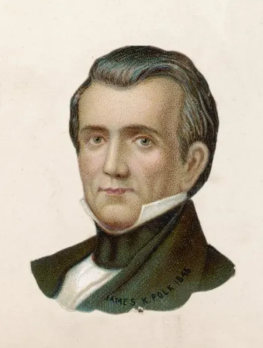 Framed Print : James Polk / Scrap 1880 Framed Print : James Polk / Scrap 1880