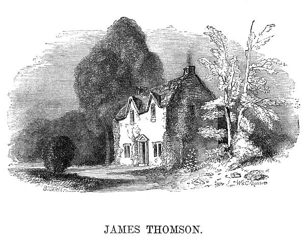 James Thomson Home. The cottage of the poet James Thomson in Kew Lane, west London Date