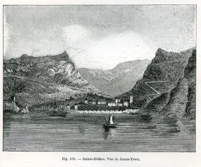 Framed Print : James Town, St Helena Framed Print : James Town, St Helena