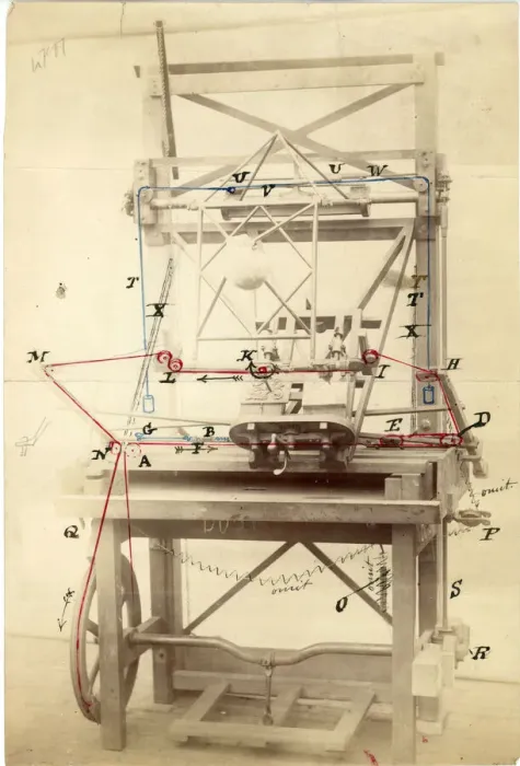 Framed Print : James Watts Sculpture copying machinery (eidograph) Framed Print : James Watts Sculpture copying machinery (eidograph)