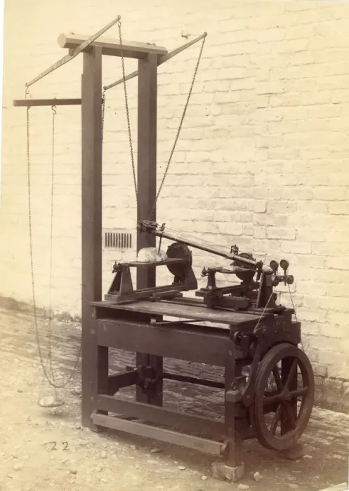 Framed Print : James Watts Sculpture copying machinery (eidograph) Framed Print : James Watts Sculpture copying machinery (eidograph)