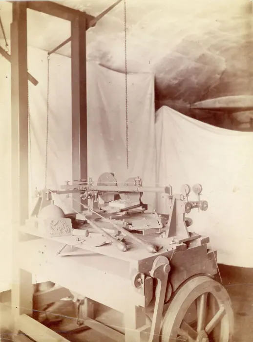 Framed Print : James Watt's Sculpture copying machinery (eidograph) Framed Print : James Watt's Sculpture copying machinery (eidograph)