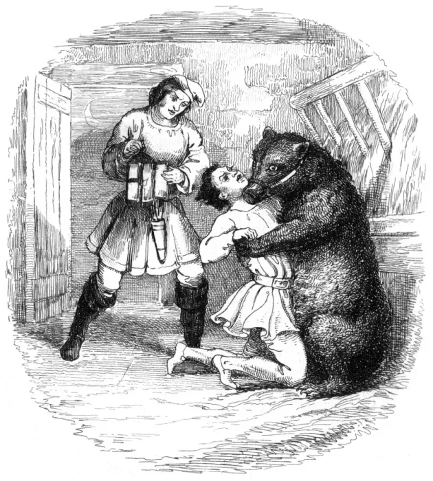 Framed Print : James Whitney is caught by a bear Framed Print : James Whitney is caught by a bear