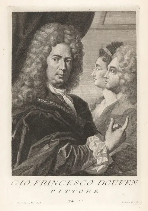 Framed Print : Jan Frans van Douven, Southern Netherlandish painter, 1656-1727 Framed Print : Jan Frans van Douven, Southern Netherlandish painter, 1656-1727
