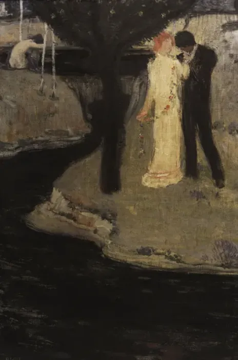 Framed Print : Jan Preisler (1872-1918). Czech painter. Lovers, 1904. Natio Framed Print : Jan Preisler (1872-1918). Czech painter. Lovers, 1904. Natio
