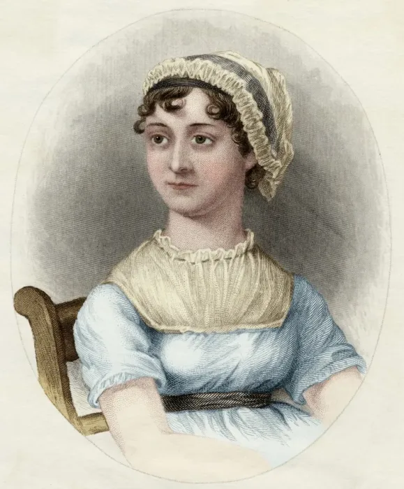 Framed Print : Jane Austen - English novelist Framed Print : Jane Austen - English novelist