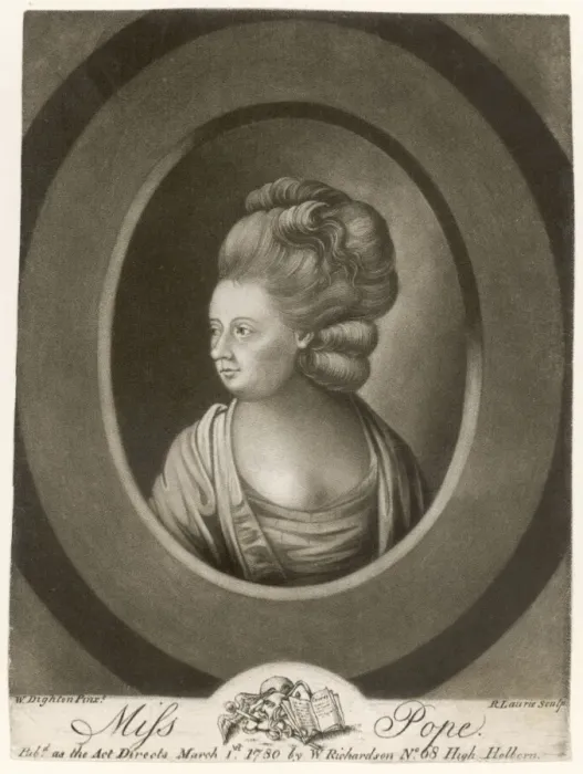 Framed Print : Jane Pope Mezzotint Framed Print : Jane Pope Mezzotint