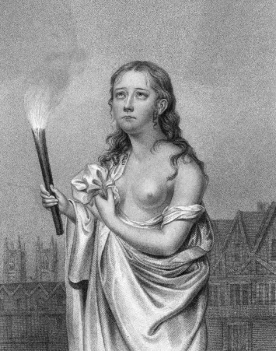 Framed Print : Jane Shore Repents