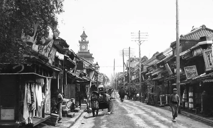 Framed Print : Japan - Bentendori Yokohama early 1900s Framed Print : Japan - Bentendori Yokohama early 1900s