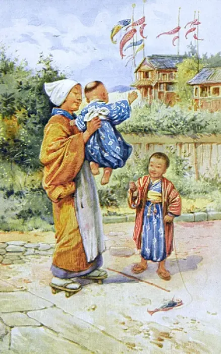 Framed Print : Japan - A Boys Festival Framed Print : Japan - A Boys Festival