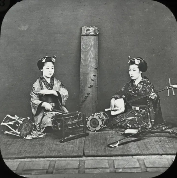 Framed Print : Japan - A collection of musical instruments Framed Print : Japan - A collection of musical instruments