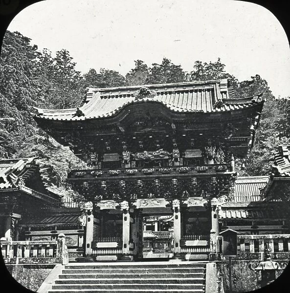 Japan - Entrance to a Buddhist Temple, Kiyoto
