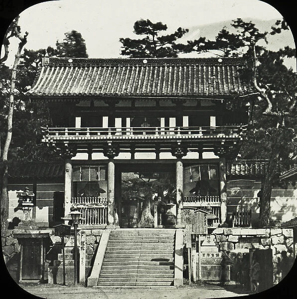 Japan - An entrance gateway to a Temple