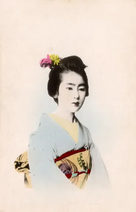 Framed Print : Japan - Geisha portrait Framed Print : Japan - Geisha portrait