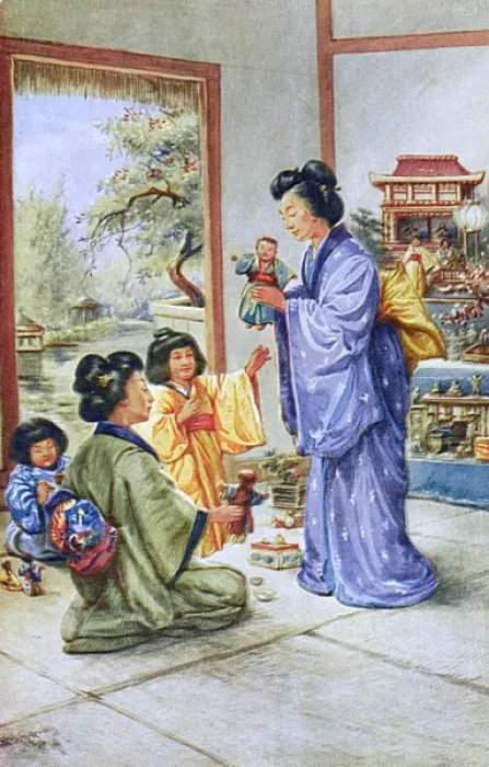 Framed Print : Japan - A Girls Festival Framed Print : Japan - A Girls Festival