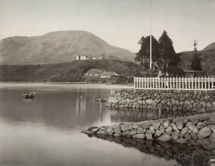 Framed Print : Japan, Hakone Lake Framed Print : Japan, Hakone Lake