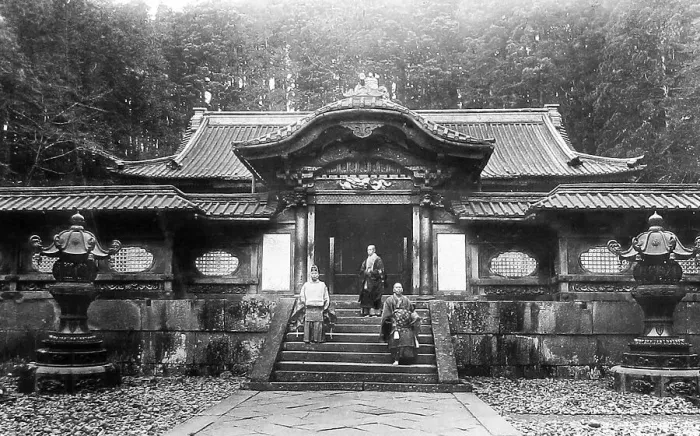 Framed Print : Japan Iyemitsu Temple near Nikko early 1900s Framed Print : Japan Iyemitsu Temple near Nikko early 1900s