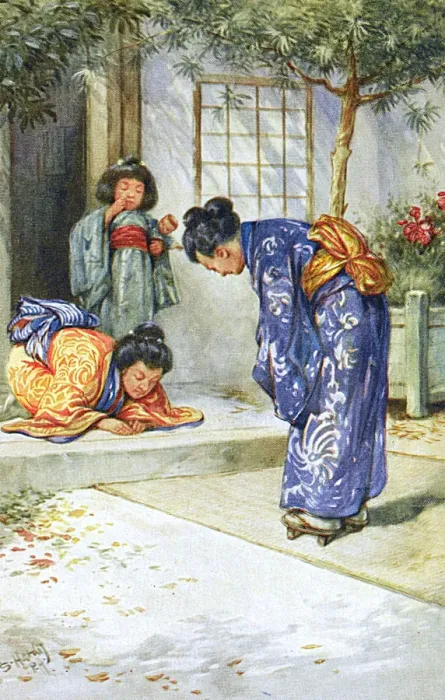 Framed Print : Japan - A Japanese Greeting Framed Print : Japan - A Japanese Greeting