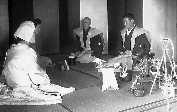 Japan - wedding ceremony early 1900s