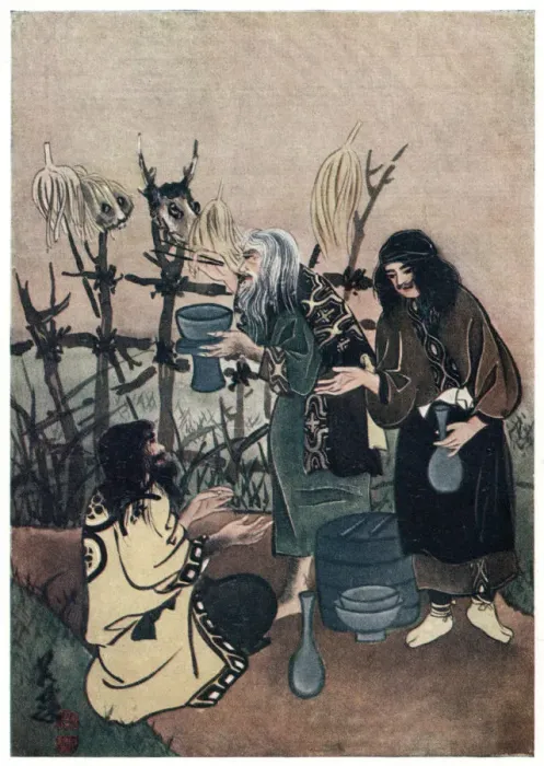 Framed Print : Japanese Ainos Framed Print : Japanese Ainos