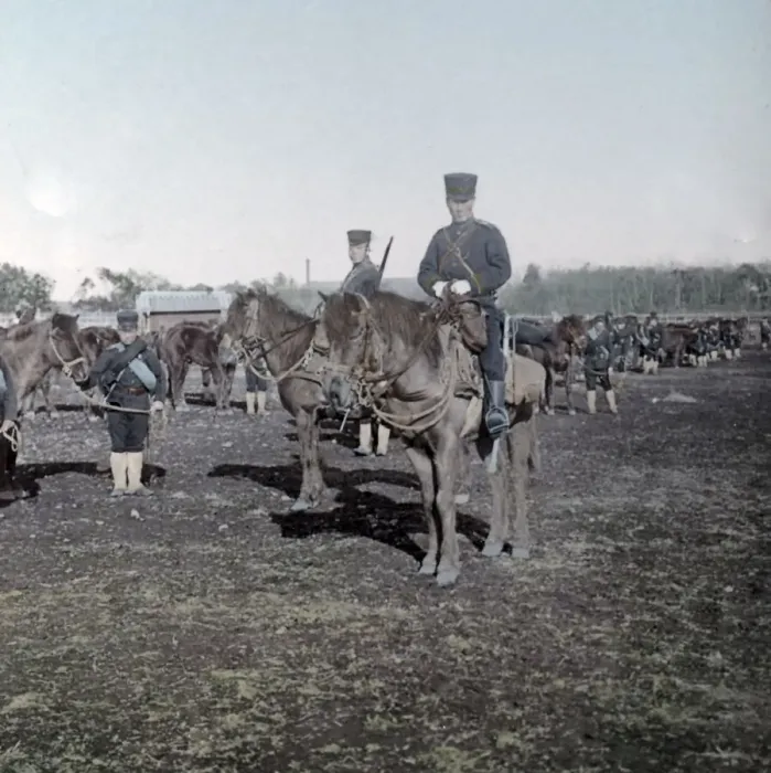 Framed Print : Japanese army, artillery regiment, 1904 Framed Print : Japanese army, artillery regiment, 1904