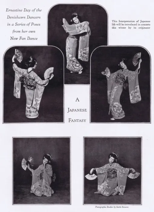 Framed Print : A Japanese Fantasy by Ernestine Day showing her Framed Print : A Japanese Fantasy by Ernestine Day showing her