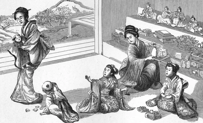 Framed Print : Japanese Feast of Dolls Framed Print : Japanese Feast of Dolls
