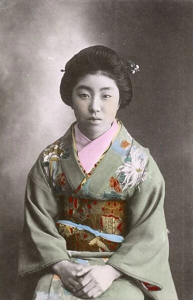 A Japanese Geisha girl