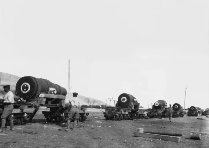 Framed Print : Japanese howitzers Framed Print : Japanese howitzers